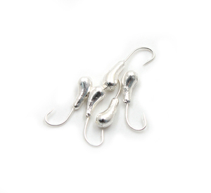 Мормышка "ЯМАН" уралка с отв.,цв.SILVER PLATED, d 3, вес 0,3 г (уп. 5 шт.), фото 2