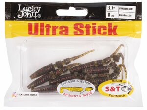 Слаги съедобные искусственные LJ Pro Series ULTRA STICK 2,7in (06.80)/PA03 8шт., фото 4