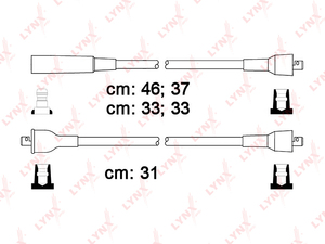 Провода высоковольтные LYNXauto SPC8101. Для: Gaz, ГАЗ,/UAZ, УАЗ, (ZMZ 402)., фото 2