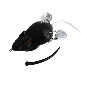 Мышь-незацепляйка Namazu MOUSE с лепестками, 76 мм, 26 г, цвет 15, крючок-двойник YR Hooks (BN) #2/0, фото 4