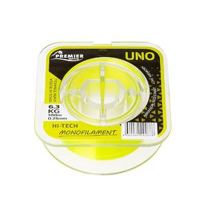 Леска UNO 0,25mm/100m F.Yellow Nylon PREMIER fishing (PR-U-Y-025-100) (0), фото 2