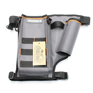 Сумка рыболовная поясная "СЛЕДОПЫТ" Fishing Pocket Hip, 30х22х6 см, цв. серый, без коробок, фото 2