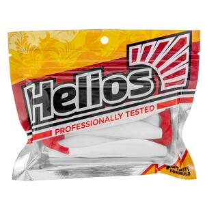 Виброхвост Zander 4"/10,2см White RT 5шт. (HS-36/1-003) Helios, фото 2