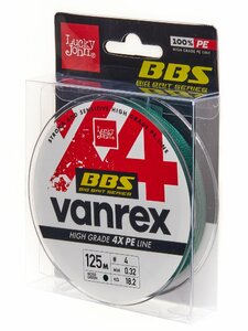 Леска плетёная Lucky John Vanrex BBS х4 BRAID Moss Green 125/032, фото 2