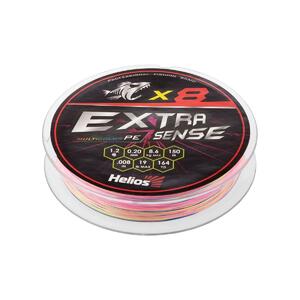 Шнур Extrasense X8 PE Multicolor 150m 1.2/19LB 0.20mm (HS-ES-X8-1.2/19LB) Helios, фото 1