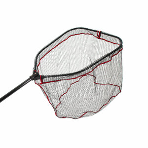 Подсачек складной телескопич. Namazu Pro NoKnot Net PVC, L-160 см, квадр.складной обод 60 см,PVC, фото 3