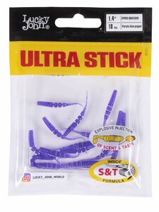 Слаги съедобные искусственные LJ Pro Series ULTRA STICK 1,4in (03.50)/S66 18шт., фото 4