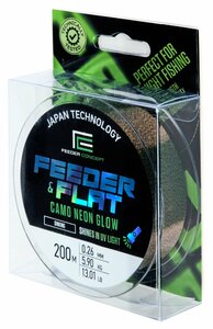 Леска моно. Feeder Concept FEEDER & FLAT Camo Neon Glow 200/026, фото 3