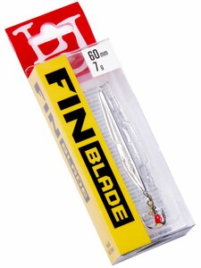Блесна вертикал. зим. Lucky John FIN Blade с цеп. и kр. 60мм S блистер, фото 3