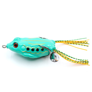 Лягушка-незацепляйка Namazu FROG с лепестком, 65 мм, 18 г, цвет 05, крючок-двойник YR Hooks (BN) #3/, фото 2