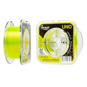 Леска UNO 0,20mm/100m F.Yellow Nylon PREMIER fishing (PR-U-Y-020-100) (0), фото 5