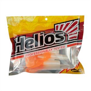 Твистер несъедоб. Credo Double Tail 3,54"/9 см Pearl & Orange 15шт. (HS-28-019-N-15) Helios, фото 3