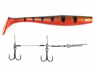 Виброхвосты LJ 3D BBS Series GIANT KUBIRA SWIM SHAD 10,3in (26,00)/PG18 1шт.+Stinger XL, фото 2