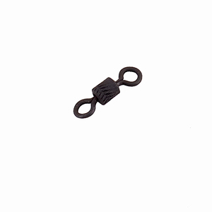 Вертлюг Namazu Pro ROLLING RIBBED SWIVEL, латунь, цв. Carbon, р. 6, test-19 кг (уп. 10 шт.), фото 5