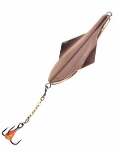 Блесна вертикальная зимняя Lucky John GLIDER с цеп. и тр. 10.0г GC блистер, фото 3