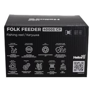 Катушка Folk feeder 4000S CP 4+1 подшип (HS-FF-4000S) Helios, фото 14