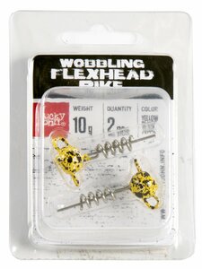 Груз-головки спираль LJ 3D BBS Series Wobbling Flexhead Pike 010г 002 2шт., фото 4