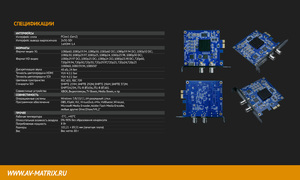 Плата AVMATRIX VP30 PCIE 3 канала SDI HDMI воспроизведения, фото 13