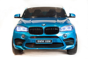 Детский автомобиль Toyland BMW X6M Синий, фото 8