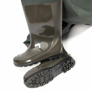 Полукомбинезон рыбацкий СЛЕДОПЫТ ПВХ XXXL, р. 46, цв. олива/4/, фото 7