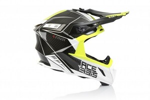 Шлем Acerbis STEEL CARBON White/Yellow XS, фото 3