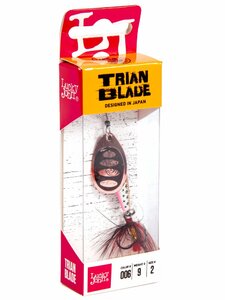 Блесна вращающаяся Lucky John TRIAN BLADE ROUND 09.0г 006, фото 3