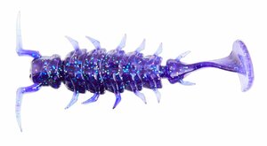 Виброхвосты съедобные искусственные LJ Pro Series ALIEN BUG 2,5in (06,35)/T52 7шт., фото 4