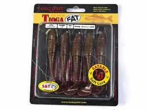 Виброхвосты съедобные LJ Pro Series TIOGA FAT 3.9in (10.00)/S13 5шт., фото 5