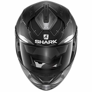 Шлем SHARK RIDILL 1.2 MECCA MAT Black/Grey/Silver XS, фото 3