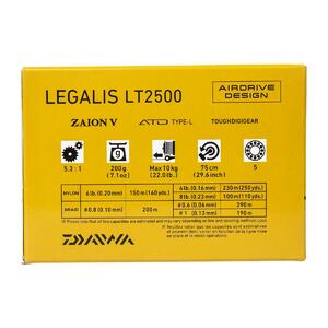 Катушка безынерционная 23 LEGALIS LT2500 (10008-002) DAIWA, фото 13