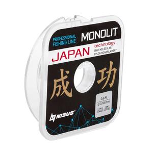 Леска MONOLIT 0,128mm/50m Nylon Transparent (N-MO-0.128-50) Nisus, фото 3