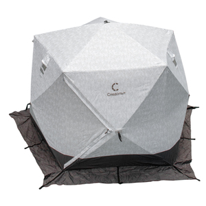 Палатка зимняя СЛЕДОПЫТ Premium 5 стен, 2,8х2,9м, h-2,05м, S по полу 5,6кв.м, 3 слоя, цвет Arctic Camo/Серый, фото 2