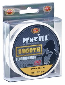 Леска моно. WFT Penzill FLUOROCARBON Smooth 200/018, фото 1