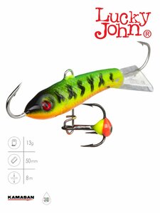Балансир Lucky John CLASSIC 5 + тр. 50мм/20 блистер, фото 2