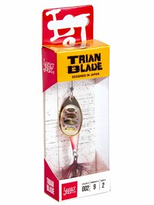 Блесна вращающаяся Lucky John TRIAN BLADE ROUND 09.0г 002, фото 3