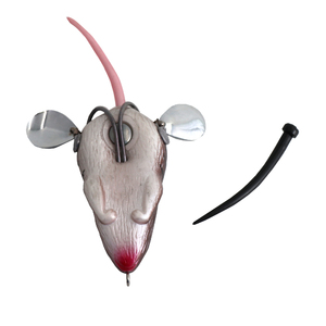 Мышь-незацепляйка Namazu MOUSE с лепестками, 76 мм, 26 г, цвет 11, крючок-двойник YR Hooks (BN) #2/0, фото 6
