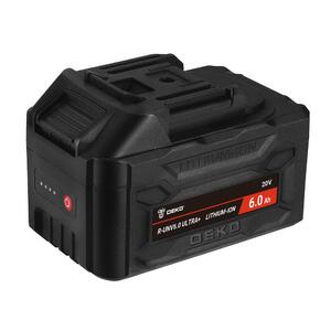Аккумулятор DEKO R-UNV6.0 ULTRA+, Li-ion, 20В, 6.0А*ч, с повышенной токоотдачей, фото 3