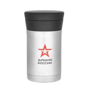 Термос для еды Thermos Армия России "Полевой" (0,5 литра), стальной, фото 1