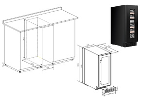 Винный шкаф Temptech OX30DRB, фото 9