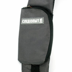 Сумка-рюкзак рыболовная "СЛЕДОПЫТ" Sling Shoulder Bag, 44х24х17 см, цв. серый, фото 7