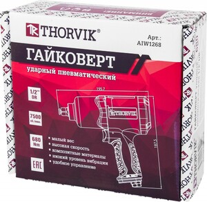 Thorvik AIW1268 Гайковерт ударный пневматический, композитный корпус, 1/2"DR 7500 об/мин, 680 Нм, фото 3