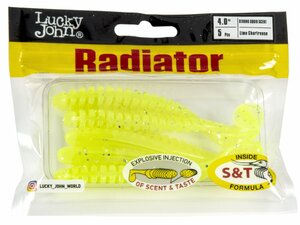 Виброхвосты съедоб. искусст. LJ Pro Series RADIATOR 4.0in (10.00)/071 5шт., фото 4