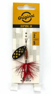 Блесна вращ. Lucky John SPIN X ROUND 02 5,0г BF, фото 4