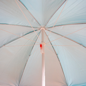 Зонт пляжный СЛЕДОПЫТ прямой, d - 210см, h - 220см, d штока 28/32мм, Oxford 210D, цв. голубой, фото 2