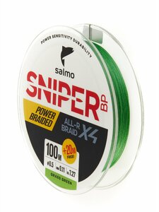 Леска плетёная Salmo Sniper BP ALL R BRAID х4 Grass Green 120/011, фото 4