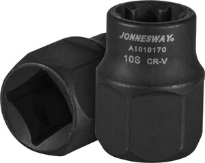 JONNESWAY AI010170 Торцевая головка 1/2"DR, 10S для регулировки натяжителя ремня TOYOTA ALTIS, фото 1