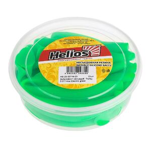 Виброхвост несъедоб. Trofey 5.5"/14см Electric green 20шт. (HS-25-007-N-20) Helios, фото 2