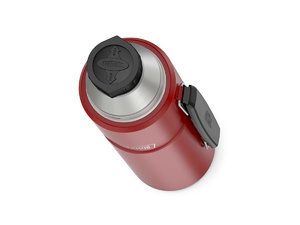 Термос THERMOS KING SK-2010 Rustic Red с ручкой 1.2л (красный), фото 4