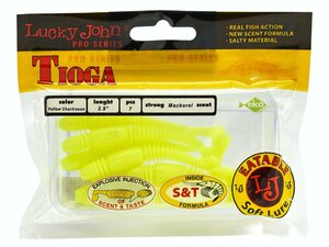 Виброхвосты съедоб. искусст. LJ Pro Series TIOGA 2.9in (07.40)/S88 7шт., фото 4