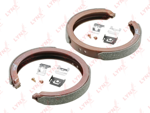 Колодки тормозные стояночные LYNXauto BS-7001 для MAZDA CX-7 06>/CX-9 07>,SSANGYONG Actyon I 05>/Actyon Sports I 05>/Actyon Sports II 12>/Korando 96-06/Kyron 05>/Rexton 02>,FORD Edge 06>, фото 2